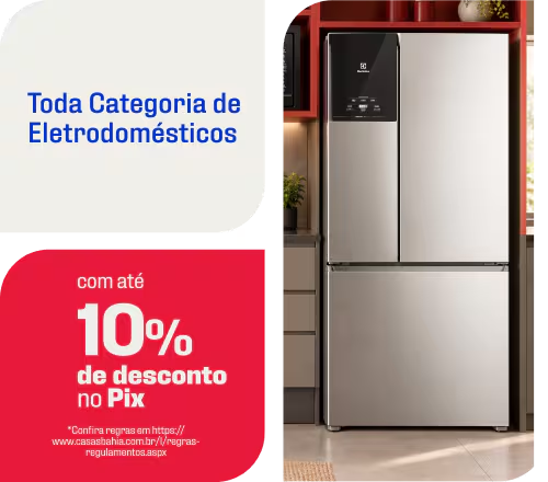 Ofertas em eletrodomésticos no Pix